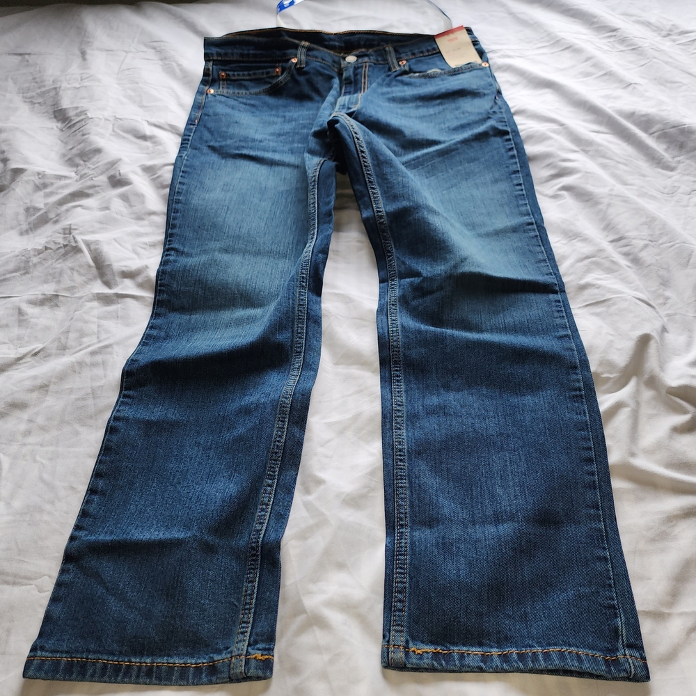 Levi's 511 Slim Throughout Stretch Men's Blue Jeans Size 36/30 NWT!!!!
